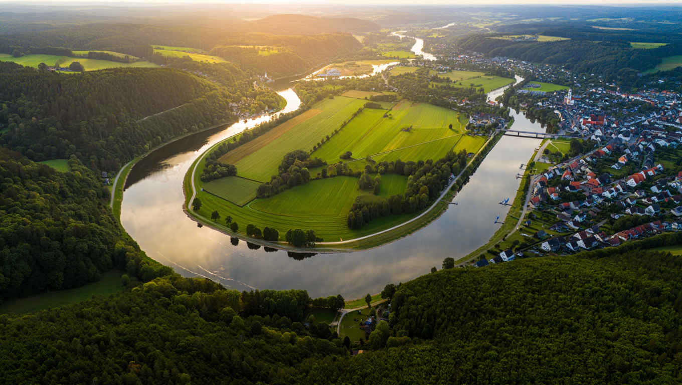 Panorama Deutschlands Flüsse — Flussland Reisen Reiseziele